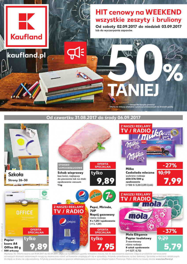 Kaufland gazetka od 31.08.2017 do 06.09.2017