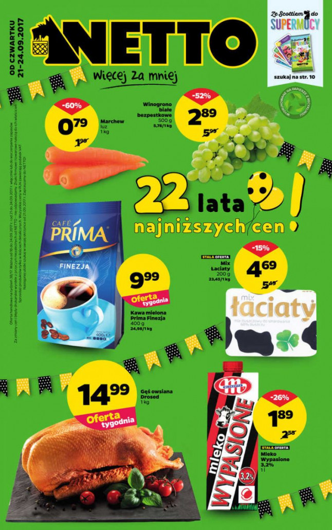 Netto gazetka od 21.09.2017 do 24.09.2017