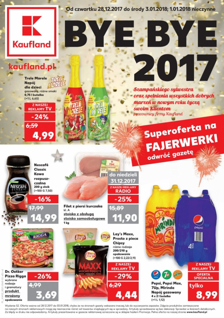 Kaufland gazetka od 28.12.2017 do 03.01.2018